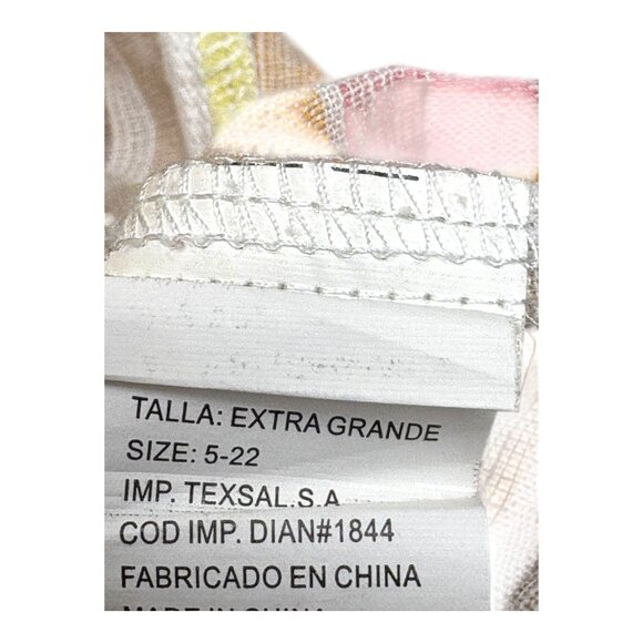 Azulu Multicolor Striped Linen Long Sleeve Button Down Shirt - Picture 4 of 9